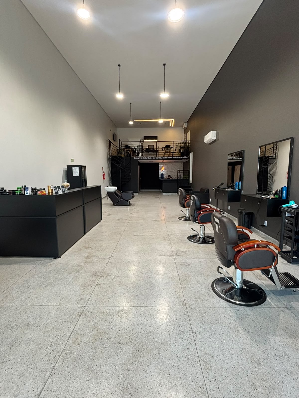 Ambiente da Conceito Barbearia