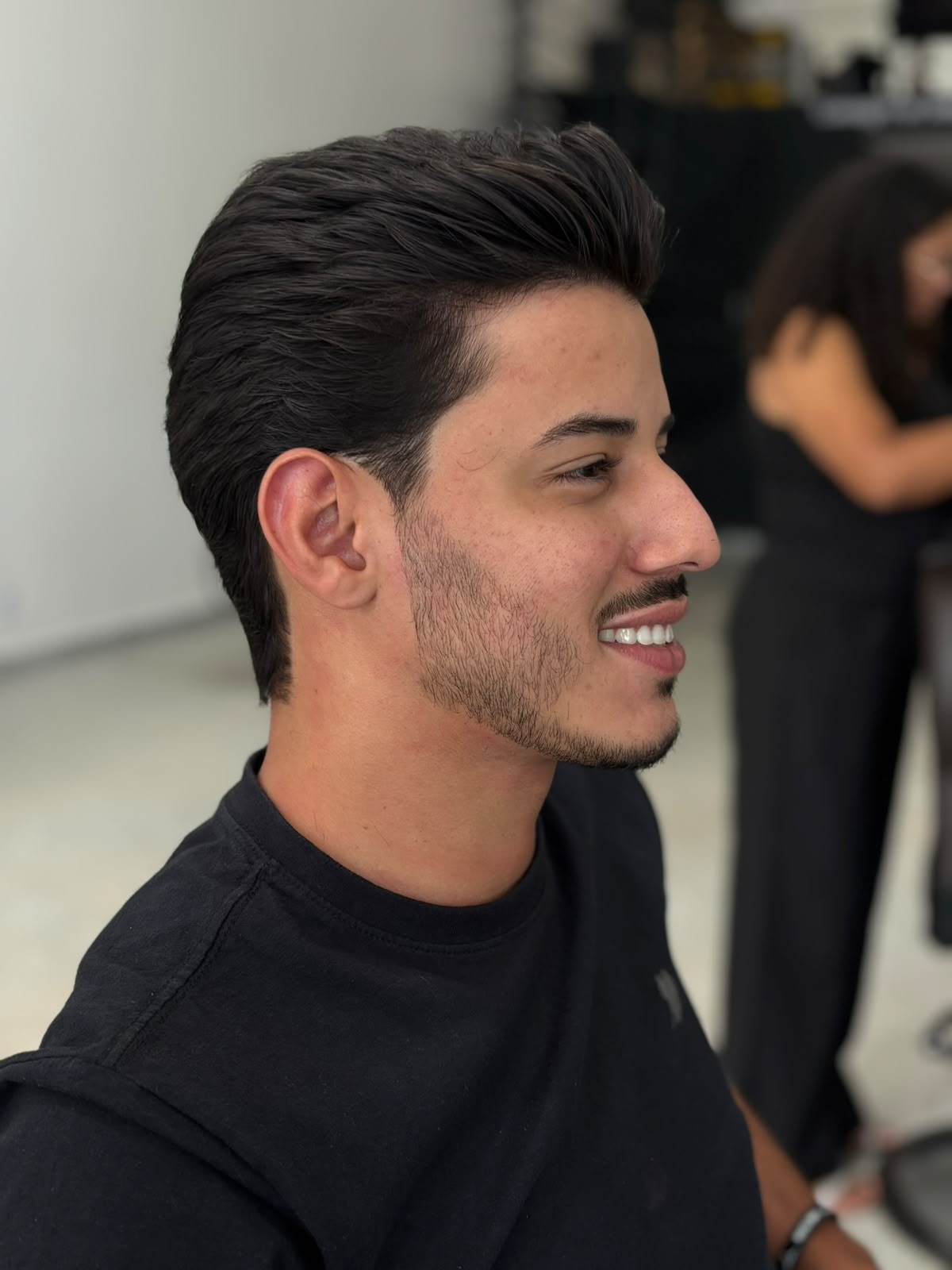 Corte masculino realizado na Conceito